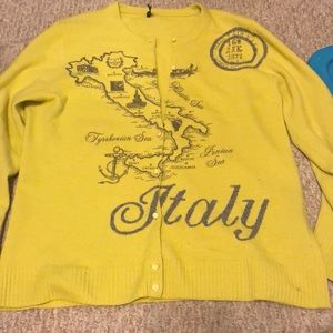 J.Crew Wool Cashmere Italy Cardigan